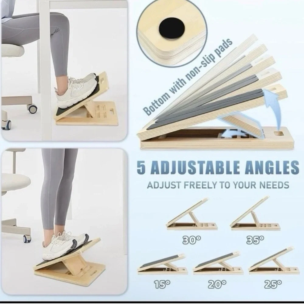 (NEW) Slant Stretch Board HEAVY DUTY 450lb Weight/ Pilates Stretch Calf and leg - Picture 10 of 12